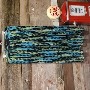 New Directions patterned skirt.